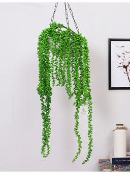 ARICK DECOR - Artificial Hanging Green Plant Creepers for Decoration (Pack of 2) (2.6 Feet)