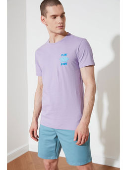 Trendyol - Man Purple T-Shirt