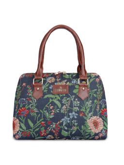 The Clownfish - Navy Blue Floral Montana Series Handbag