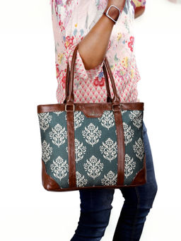 The Clownfish - Dark Green Miranda Series Faux Leather Handbag