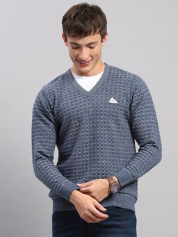 Monte Carlo - Men Regular Fit Full Sleeves Sweater