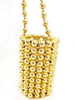 A Clutch Story - Metallic Cylinder Bag