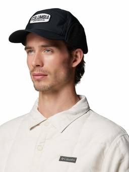 Columbia - Unisex Black Omni-Shield Landroamer Ear Flap Winter Sports Beanie (One Size)
