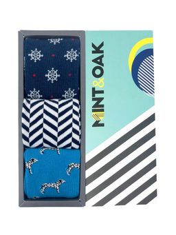 Mint & Oak - Pattern Fusion Socks (Pack of 3)