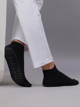 Mint & Oak - Unisex Two Toe Black Socks For Men & Women