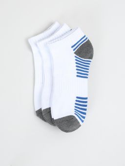 max - Men Striped Ankle-Length Socks (Pack of 3)