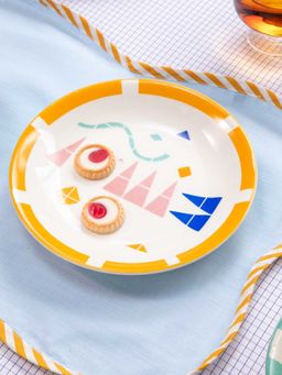 Freedom Tree - Circle Of Joyee Decal Printed Ceramic Snack Plate