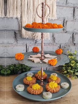 Living With Elan - Mild Steel 3 Tier Cake Cupcake Stand Multipurpose Serving Stand
