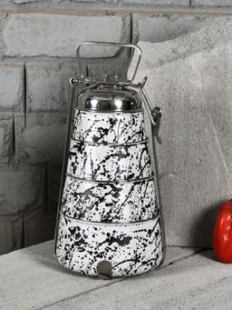 Living With Elan - Lunch Box 4 Compartments, Leak-Proof, Tiffin Box With Lid And Handle