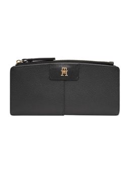 Tommy Hilfiger - Edina Leather Textured Wallet -Black