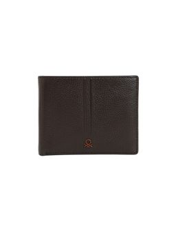 United Colors of Benetton - Binn Leather Textured Brown Wallet