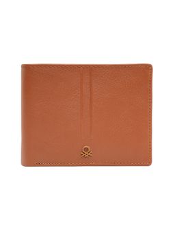 United Colors of Benetton - Binn Leather Textured Tan Wallet