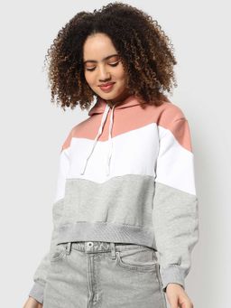 Campus Sutra - Women Colour-blocked Sweatshirt