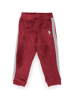 U.S. POLO ASSN. - Girls Lurex Tape Velour Coordinate Jogger