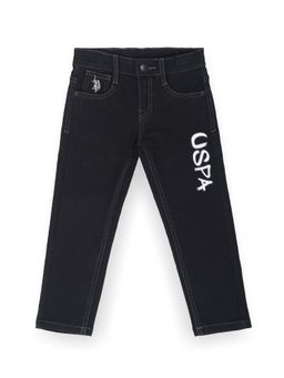 U.S. POLO ASSN. - Boys Brand Print Regular Fit Jeans