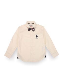 U.S. POLO ASSN. - Boys Detachable Bow Cotton Shirt (Set of 2)