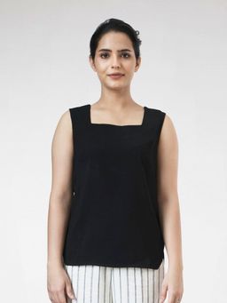 Powersutra - Poly Moss Square Neck Camisole - Black