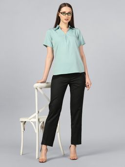 Powersutra - Regular Crepe Top- Light Turquoise