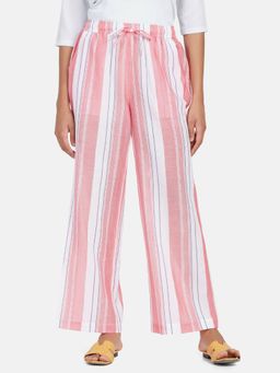 Powersutra - Striped Cotton Pyjama - Peach