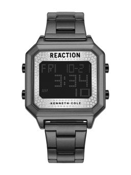 Reaction Kenneth Cole - Digital Stainless Steel Strap Watch for Women's - KRWGJ9008003