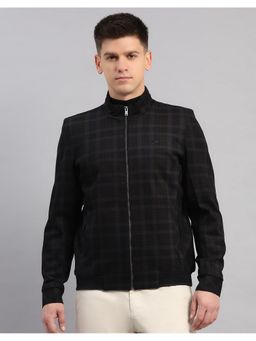 Monte Carlo - Men Brown Polyester Blend High Neck Winter Jacket