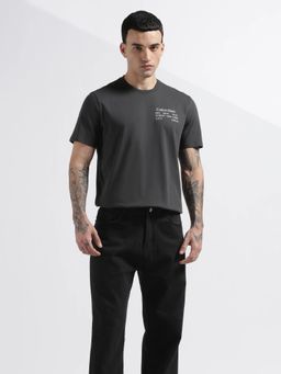 Calvin Klein - Logo Regular Fit Cotton Black T-Shirt