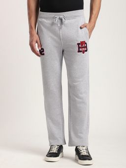 R&B - Solid Regular Men Grey Pant