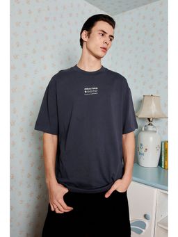Bonkers Corner - Adulthood Error Oversized Men's Black T-Shirt
