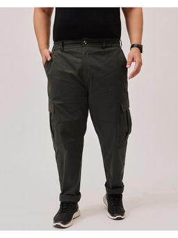 UNSTD - Men Plus Size Relaxed Fit Airmax Olive Cargo Pant