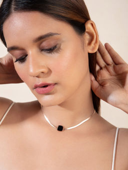 Twenty Dresses by Nykaa Fashion - Shine In The Dark Necklace