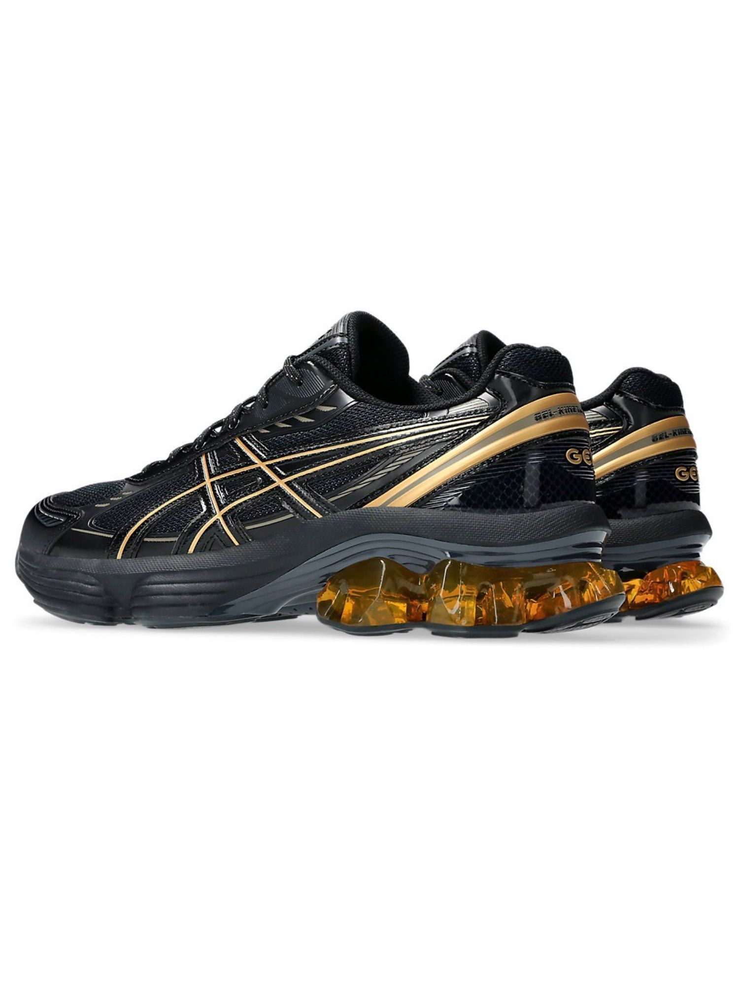 【ASICS】GEL-KINETIC FLUENT　27.5 Buy ASICS Black Gel-Kinetic Fluent Unisex Sneakers Online