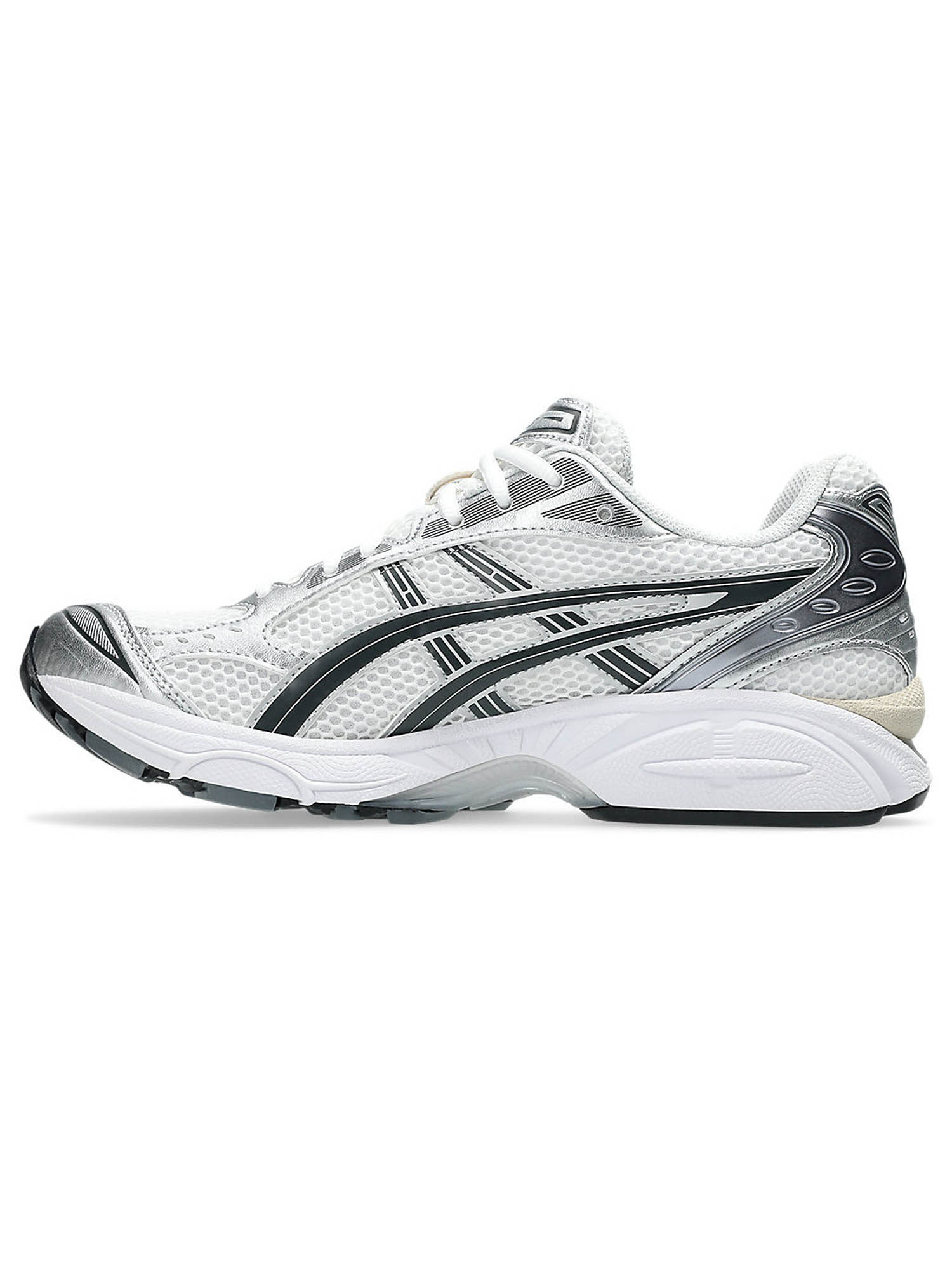 Buy ASICS GEL-KAYANO 14 Unisex White & Grey Sneakers Online