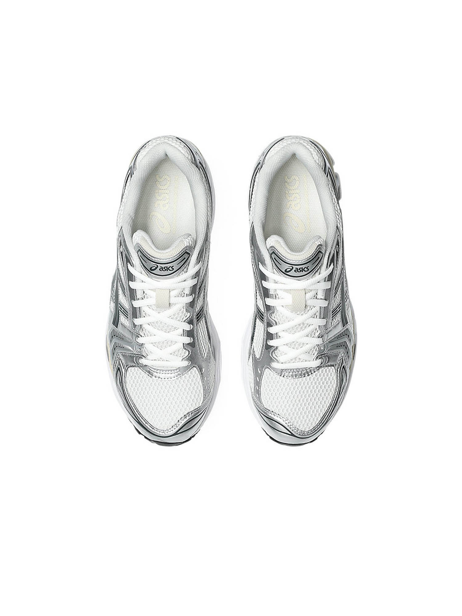 Buy ASICS GEL-KAYANO 14 Unisex White & Grey Sneakers Online