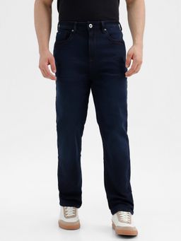 Crocodile - Dark Blue Solid Cotton Denim