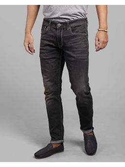 ROOKIES - Grey Low-Rise Ankle Length Stretch Relaxed Jeans