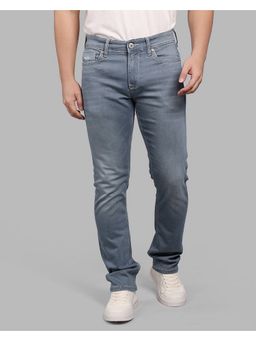 ROOKIES - Petrol Mid-Rise Slim Straight Fit Stretch Elegant Jeans