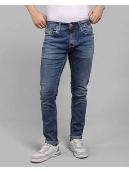 ROOKIES - Med Blue Low-Rise Ankle Length Stretch Versatile Jeans