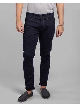 ROOKIES - Dark Blue Men Low-Rise Ankle Length Stretch Chic Jeans