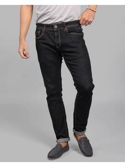 ROOKIES - Dark Blue Low-Rise Ankle Length Stretch Lightweight Jeans