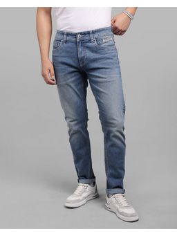 ROOKIES - Med Blue Low-Rise Ankle Length Stretch Trendy Jeans