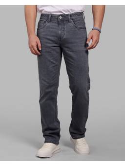 ROOKIES - Petrol Mid-Rise Comfort And Straight Fit Stretch Everyday Jeans