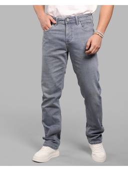 ROOKIES - Petrol Mid-Rise Comfort And Straight Fit Stretch Versatile Jeans
