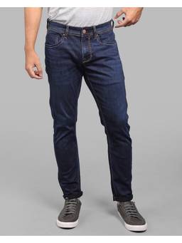 ROOKIES - Dark Blue Low-Rise Ankle Length Stretch Elegant Jeans