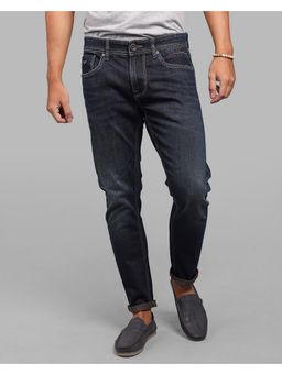 ROOKIES - Dark Blue Low-Rise Ankle Length Stretch Stylish Jeans