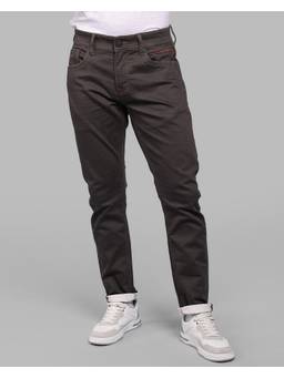 ROOKIES - Brown Low-Rise Ankle Length Stretch Versatile Jeans