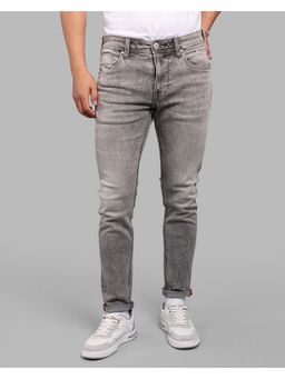 ROOKIES - Grey Low-Rise Ankle Length Stretch Soft Jeans