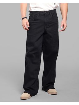 ROOKIES - Black Extra Loose Fit Premium Fit Jeans