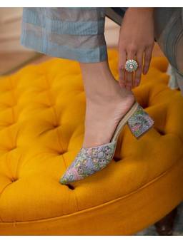 Fizzy Goblet - Multi-Color-Holland Village Mules Heels