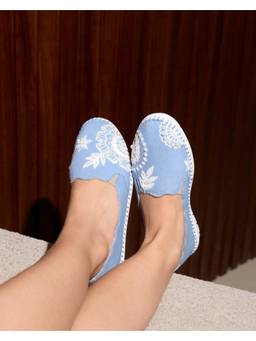 Fizzy Goblet - Blue Frosty Bloom Loafer Shoes