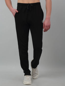Cantabil - Men Black Solid Track Pant